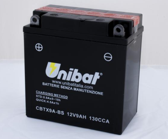 CBTX9A-BS, UNIBAT 9 (YTX9A-BS)