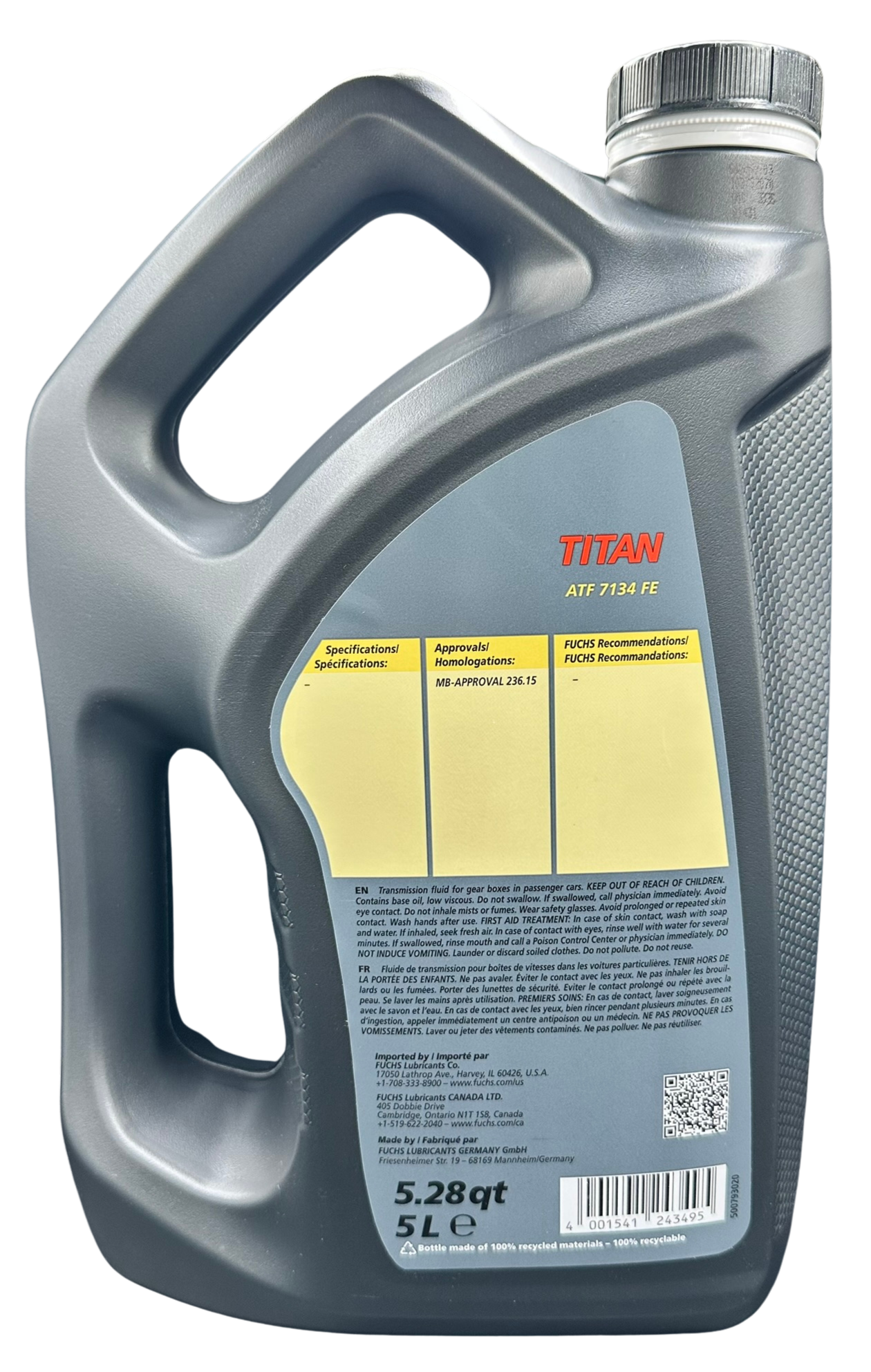 FUCHS TITAN ATF 7134 FE, 5L