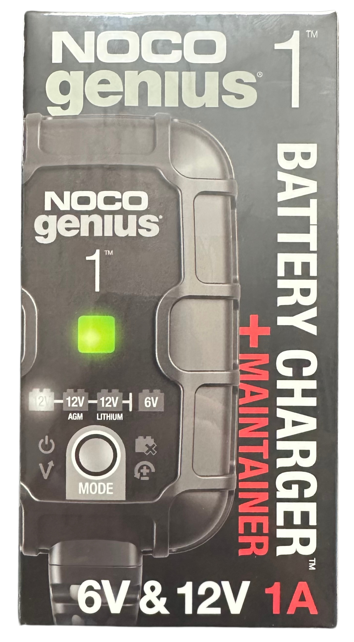 NOCO GENIUS1 SMART BATTERY CHARGER + MAINTANER