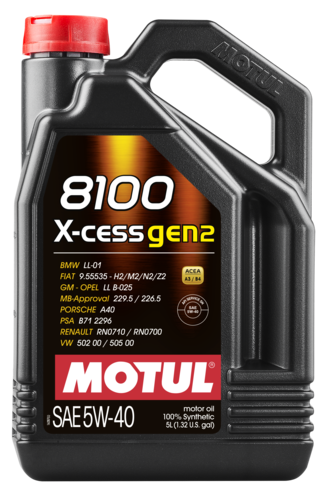 MOTUL 8100 X-CESS GEN2 5W40 5L