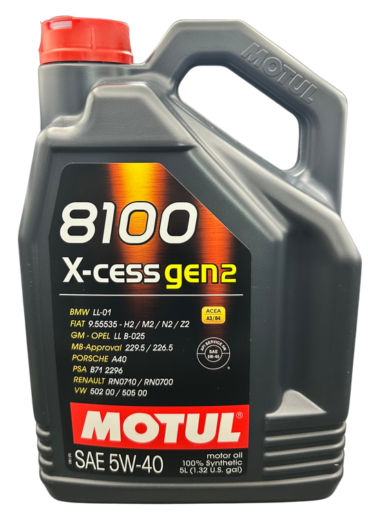MOTUL 8100 X-CESS GEN2 5W40 5L