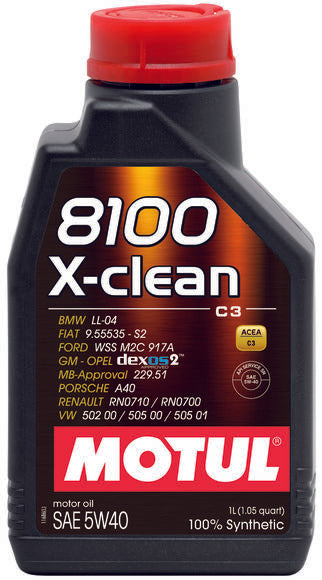 MOTUL 8100 X-CLEAN 5W40 L