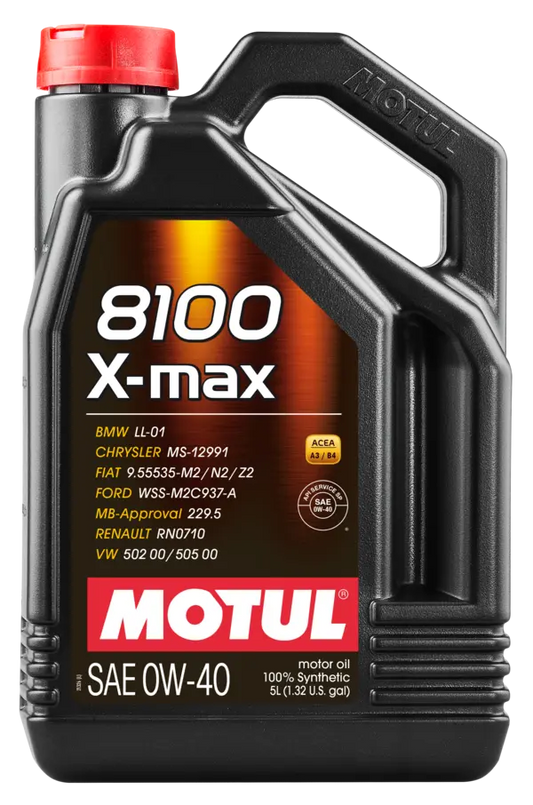 MOTUL 8100 X-MAX 0W40 5L
