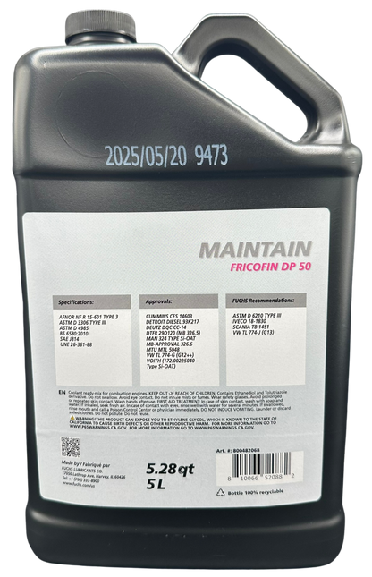 FUCHS MAINTAIN FRICOFIN DP 50 (PINK) - Ready Mix 5L