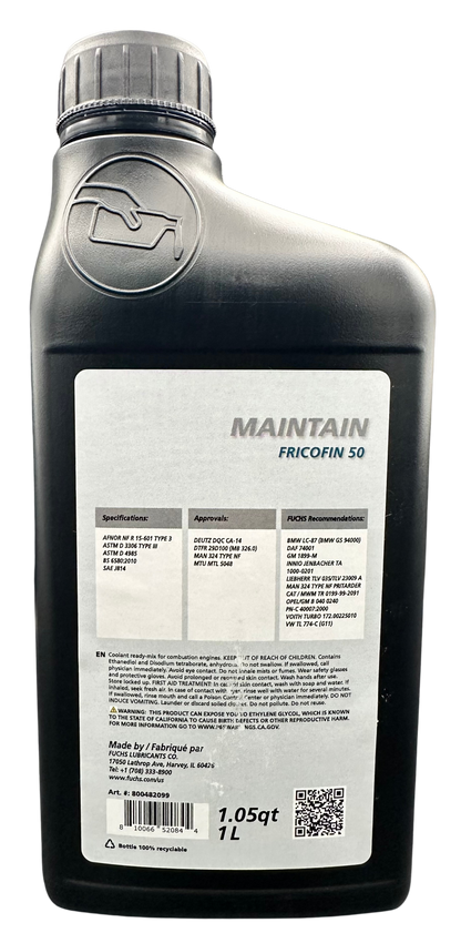 FUCHS MAINTAIN FRICOFIN 50 (BLUE) - Ready Mix 1L