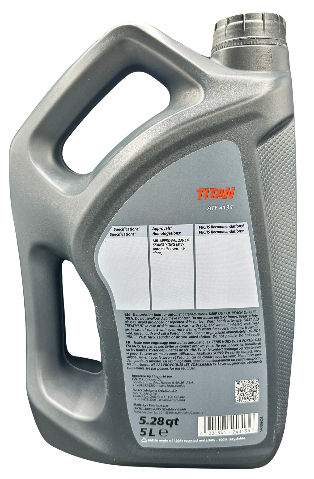 FUCHS TITAN ATF 4134, 5L