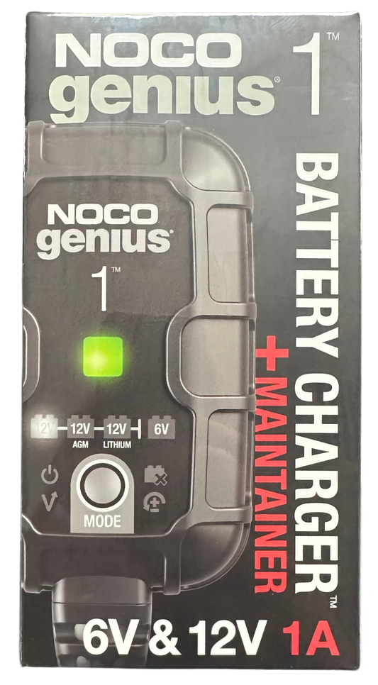 NOCO GENIUS1 SMART BATTERY CHARGER + MAINTANER