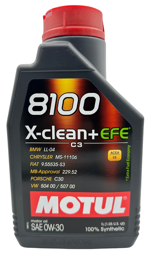 MOTUL 8100 X-CLEAN + EFE 0W30 L