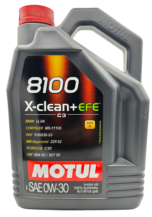 MOTUL 8100 X-CLEAN + EFE 0W30 5L