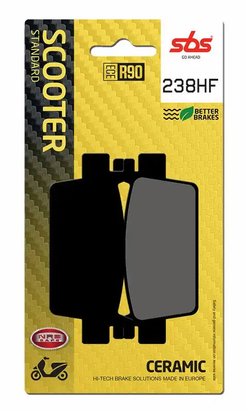 238HF, SBS CERAMIC BRAKE PADS KYMCO AK550 (FA719)