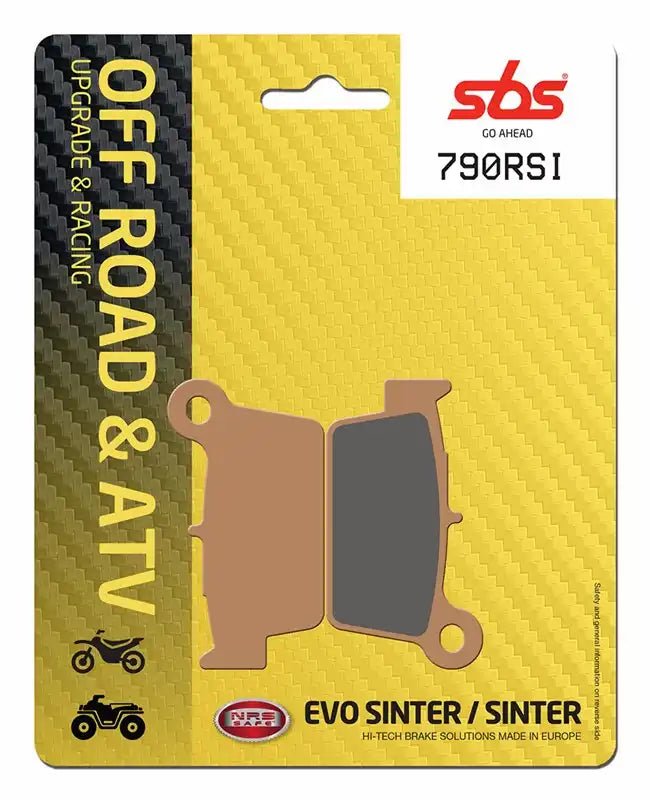 790RSI, SBS SINTERED RACING BRAKE PADS  OFF ROAD (FA367)