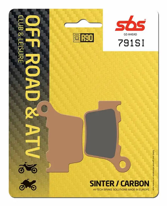 791SI, SBS SINTERED BRAKE PADS OFF ROAD (FA368)
