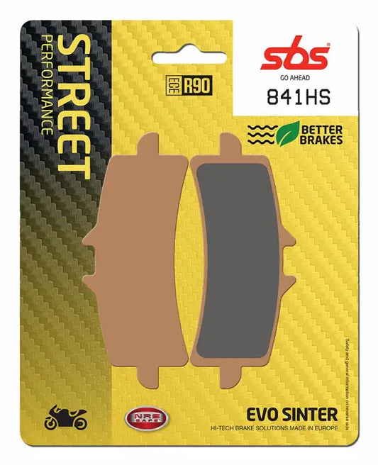 841HS, SBS SINTERED BRAKE PADS STREET  DUCATI , APRILIA, KAW, KTM (FA447)