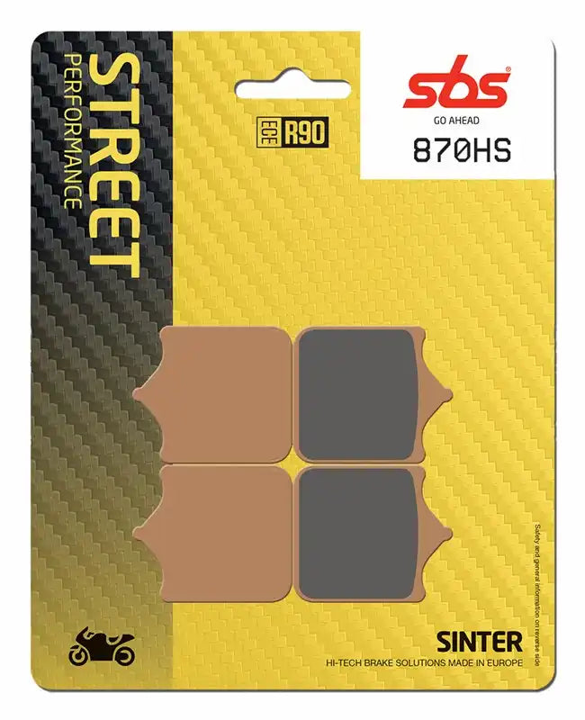 870HS, SBS EVO SINTER BRAKE PADS BMW (FA604/4HH)