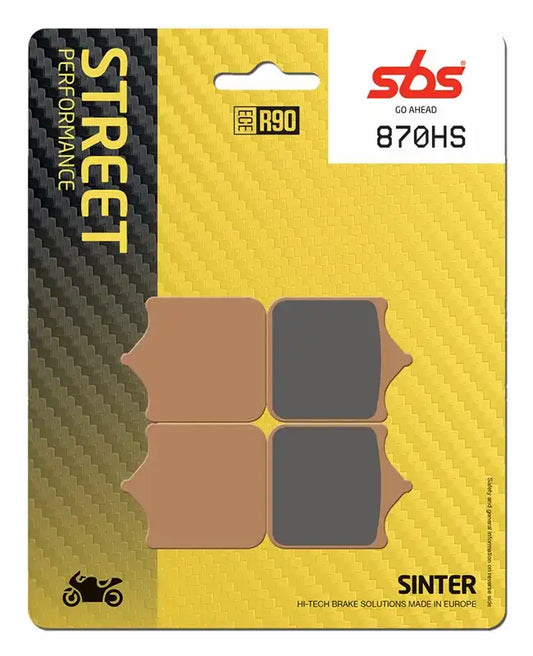 870HS, SBS EVO SINTER BRAKE PADS BMW (FA604/4HH)